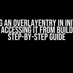 Creating an OverlayEntry in initState() and Accessing it from build(): A Step-by-Step Guide