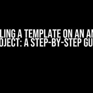 Installing a Template on an Angular Project: A Step-by-Step Guide