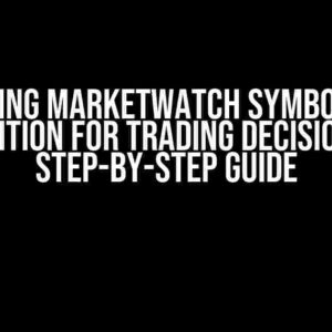 Mastering MarketWatch Symbols Loop Condition for Trading Decisions: A Step-by-Step Guide