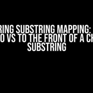 Mastering Substring Mapping: How to Add 10 vs to the Front of a Chosen Substring