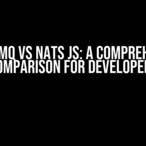 RabbitMQ vs Nats JS: A Comprehensive Comparison for Developers